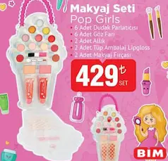 POP GİRLS MAKYAJ SETİ